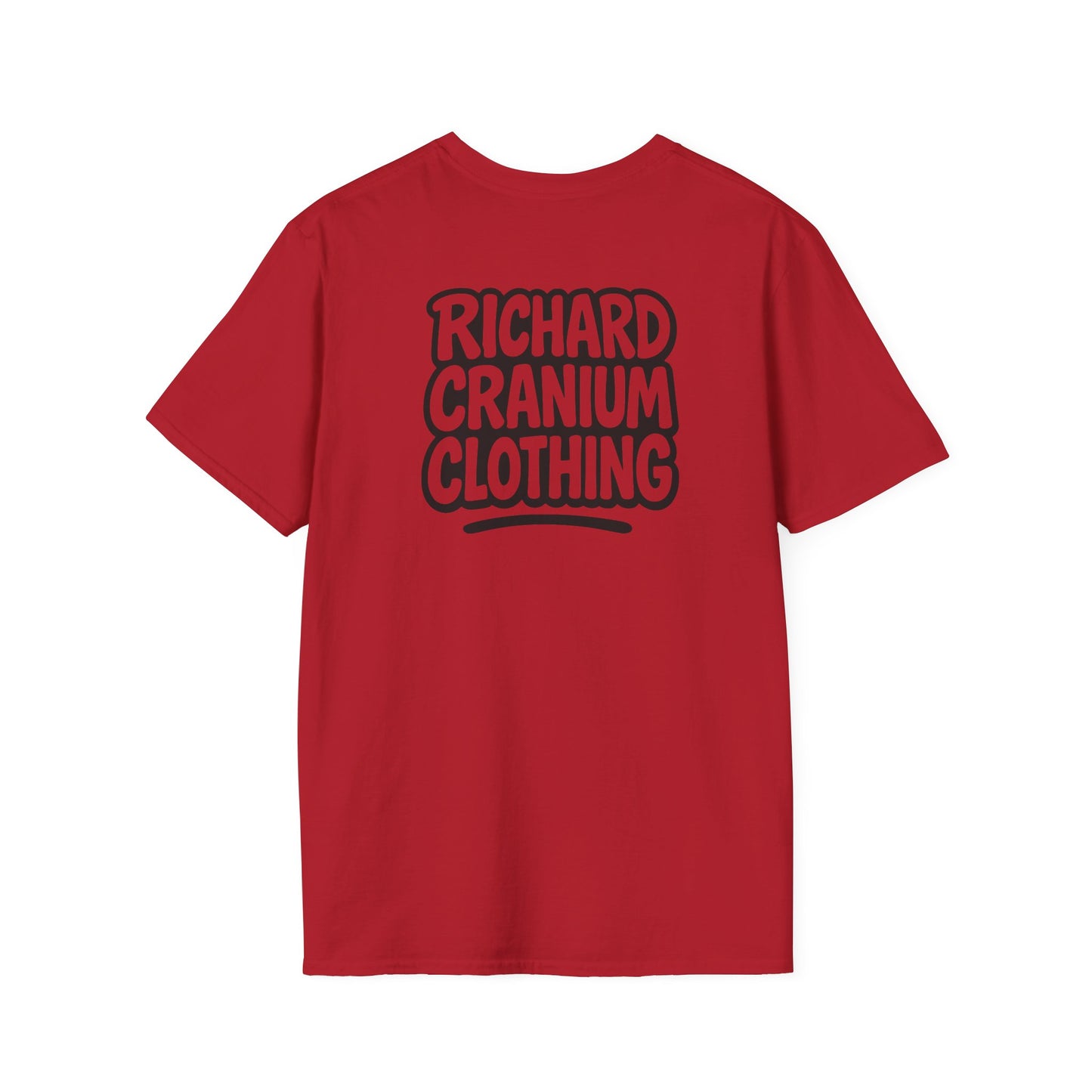 Unisex Softstyle T-Shirt with 'Richard Cranium'