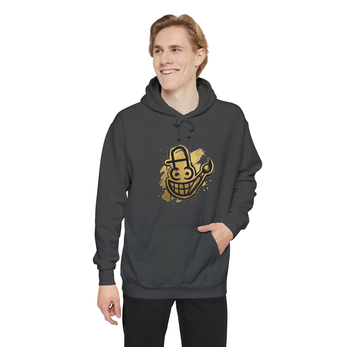 Smiley Grin Graffiti Hoodie