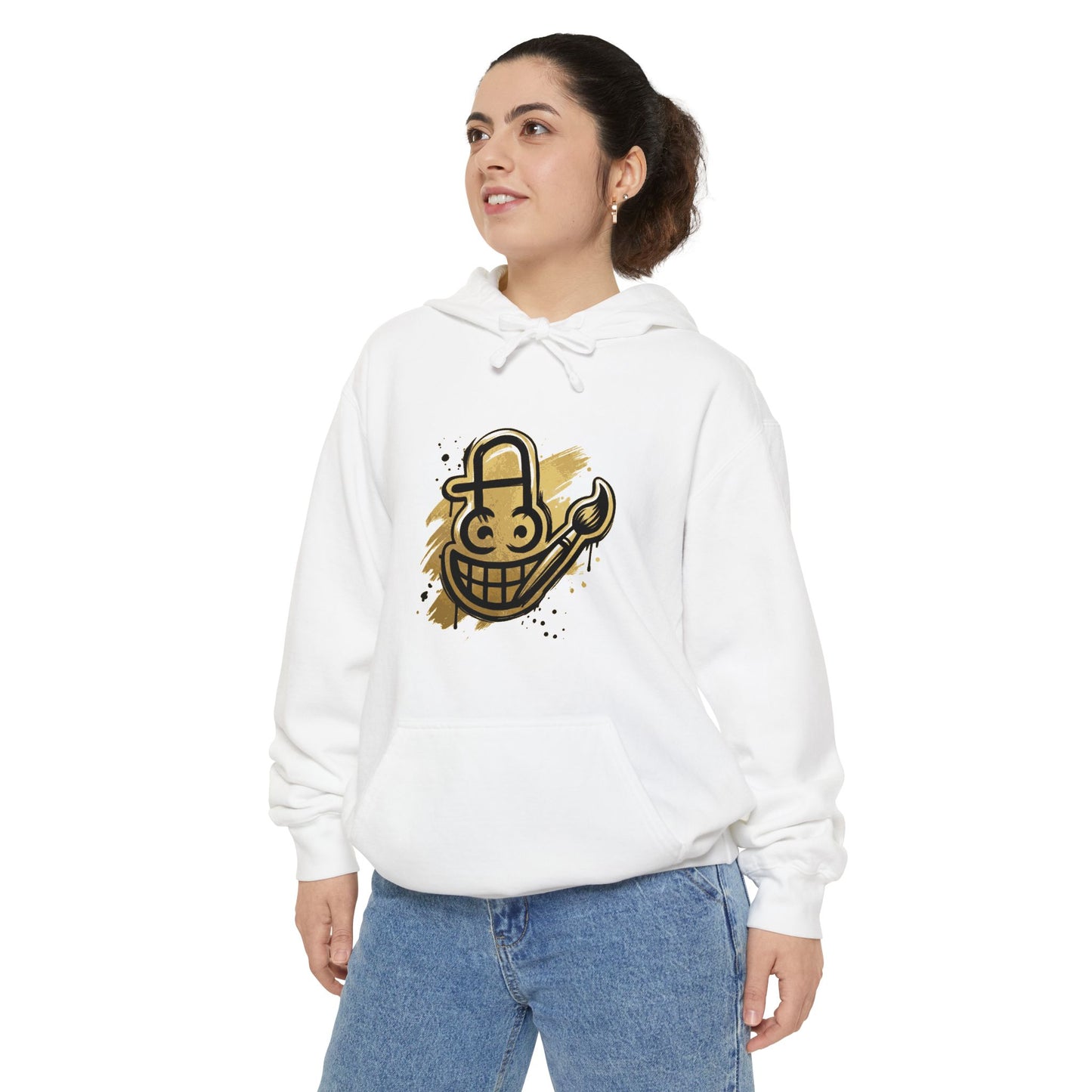 Smiley Grin Graffiti Hoodie