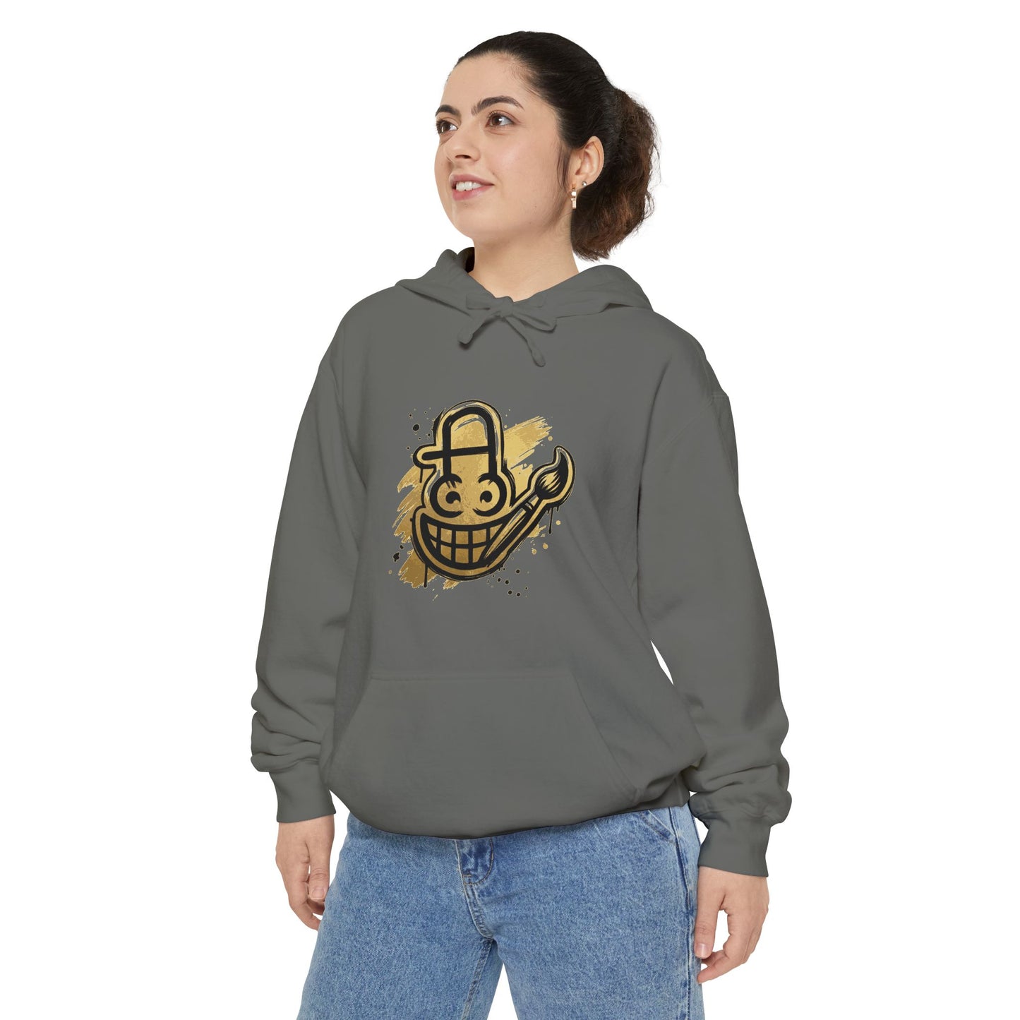 Smiley Grin Graffiti Hoodie