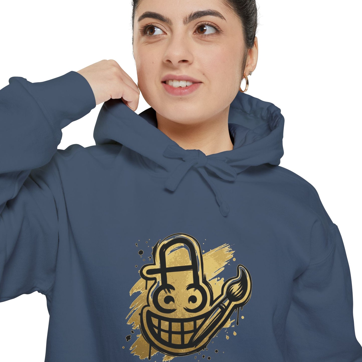 Smiley Grin Graffiti Hoodie