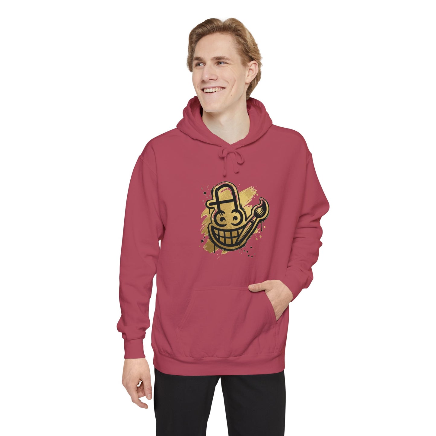 Smiley Grin Graffiti Hoodie