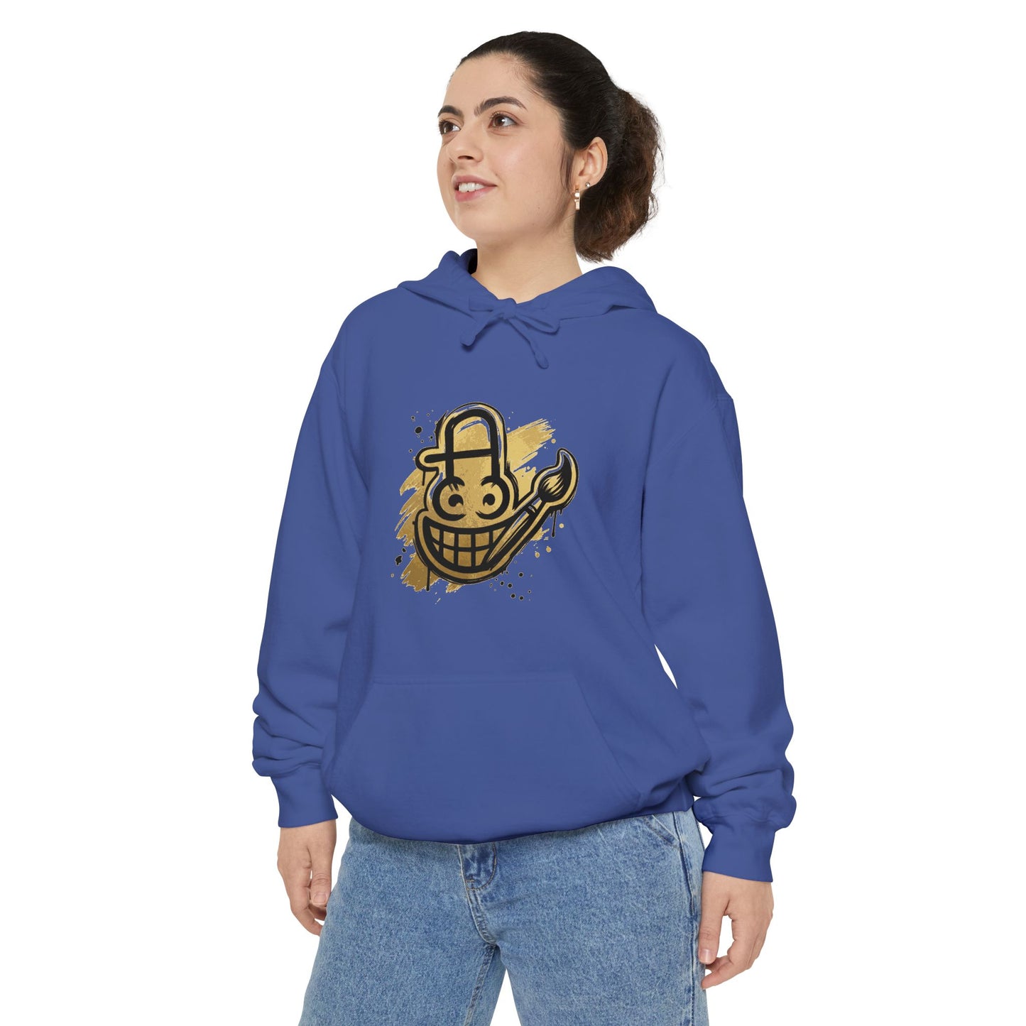 Smiley Grin Graffiti Hoodie