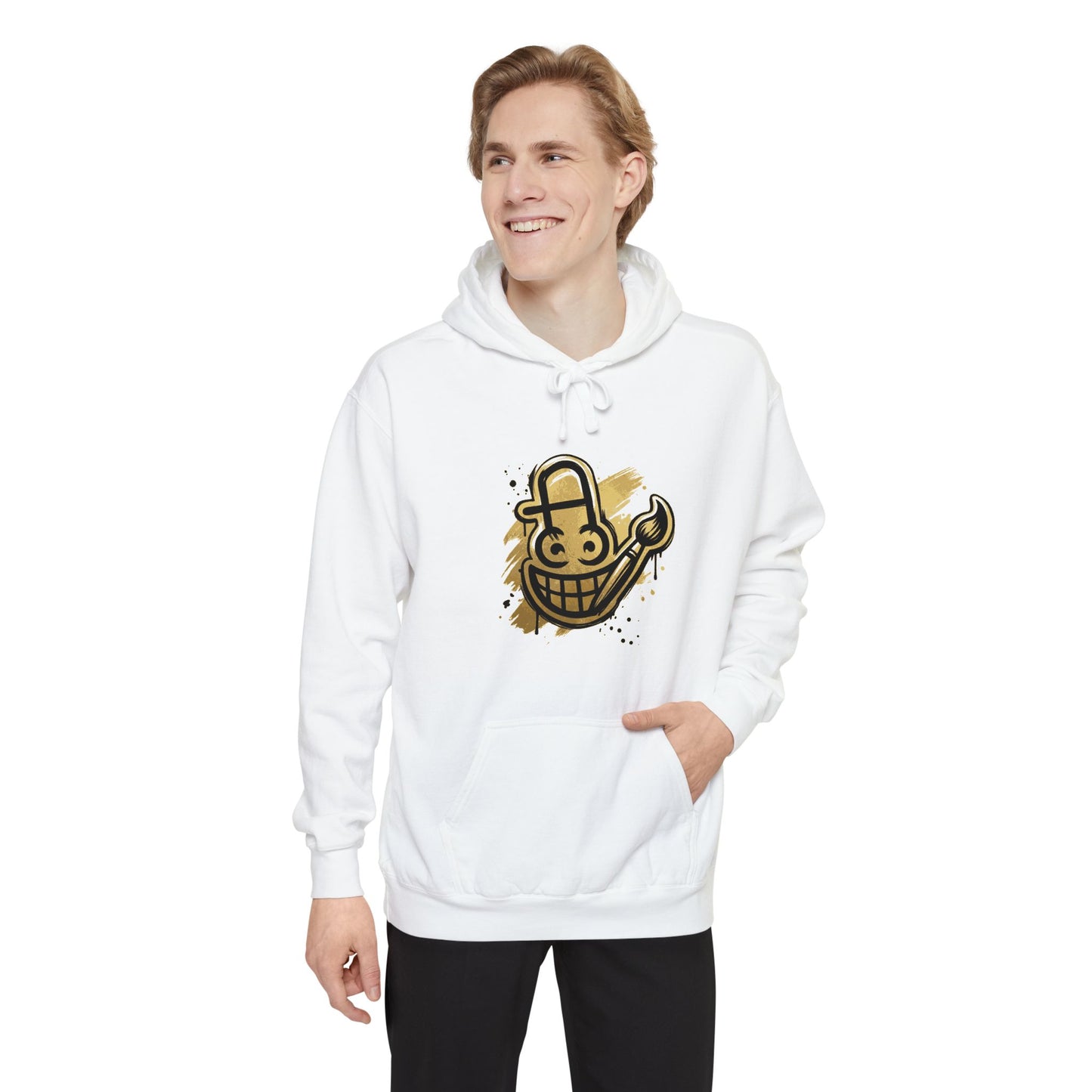 Smiley Grin Graffiti Hoodie