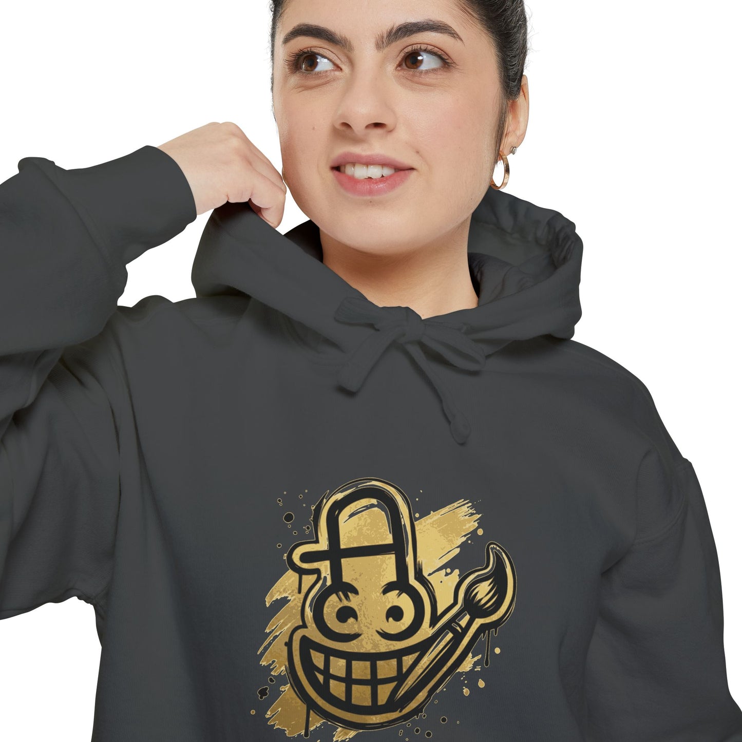 Smiley Grin Graffiti Hoodie