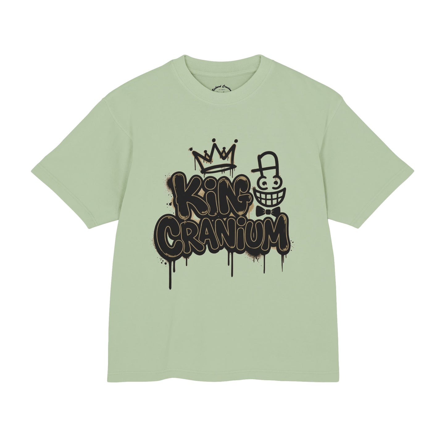 King Cranium Graffiti T-Shirt — Urban Streetwear Tee with Crown & Skull Art