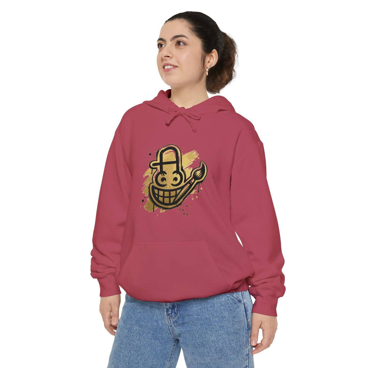 Smiley Grin Graffiti Hoodie