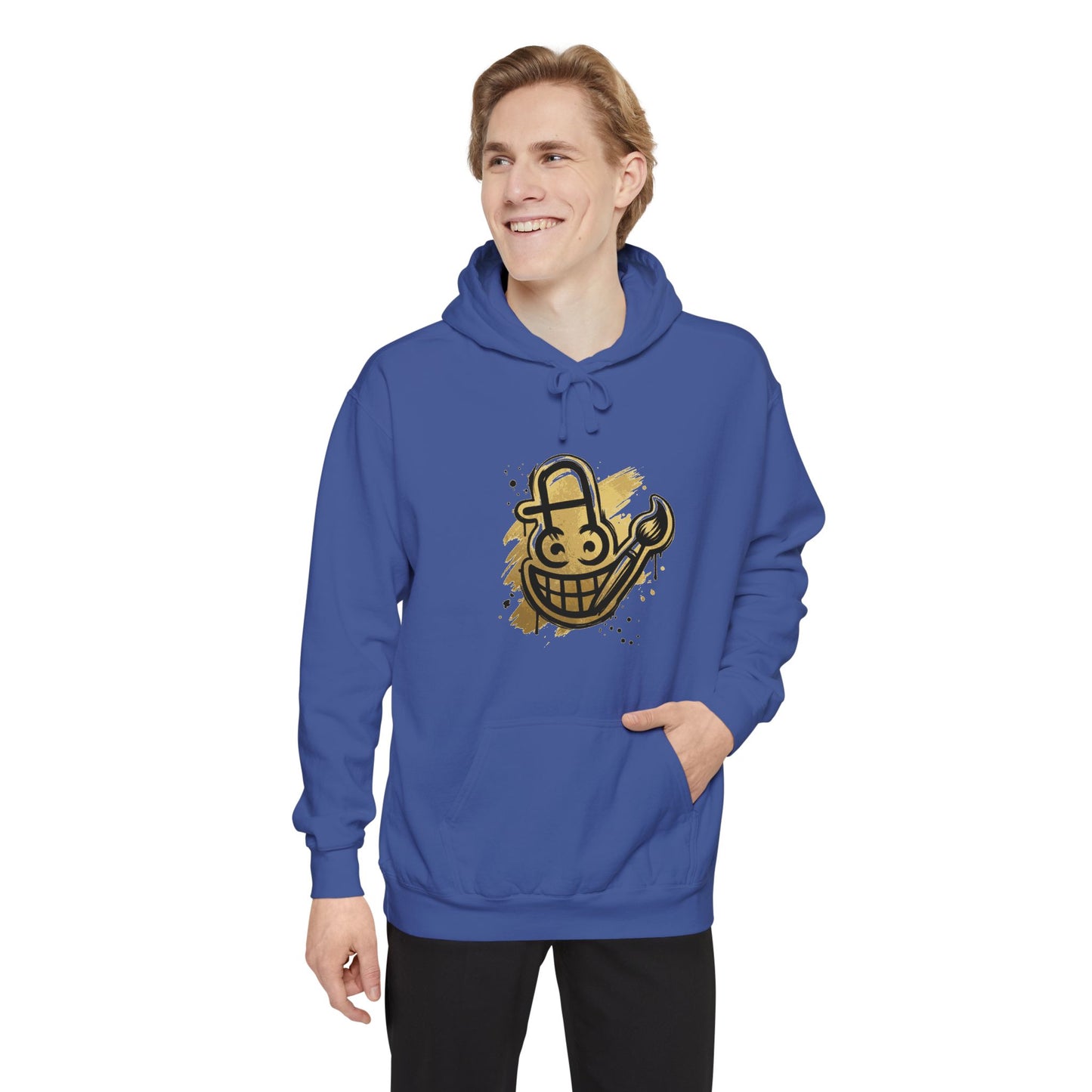 Smiley Grin Graffiti Hoodie