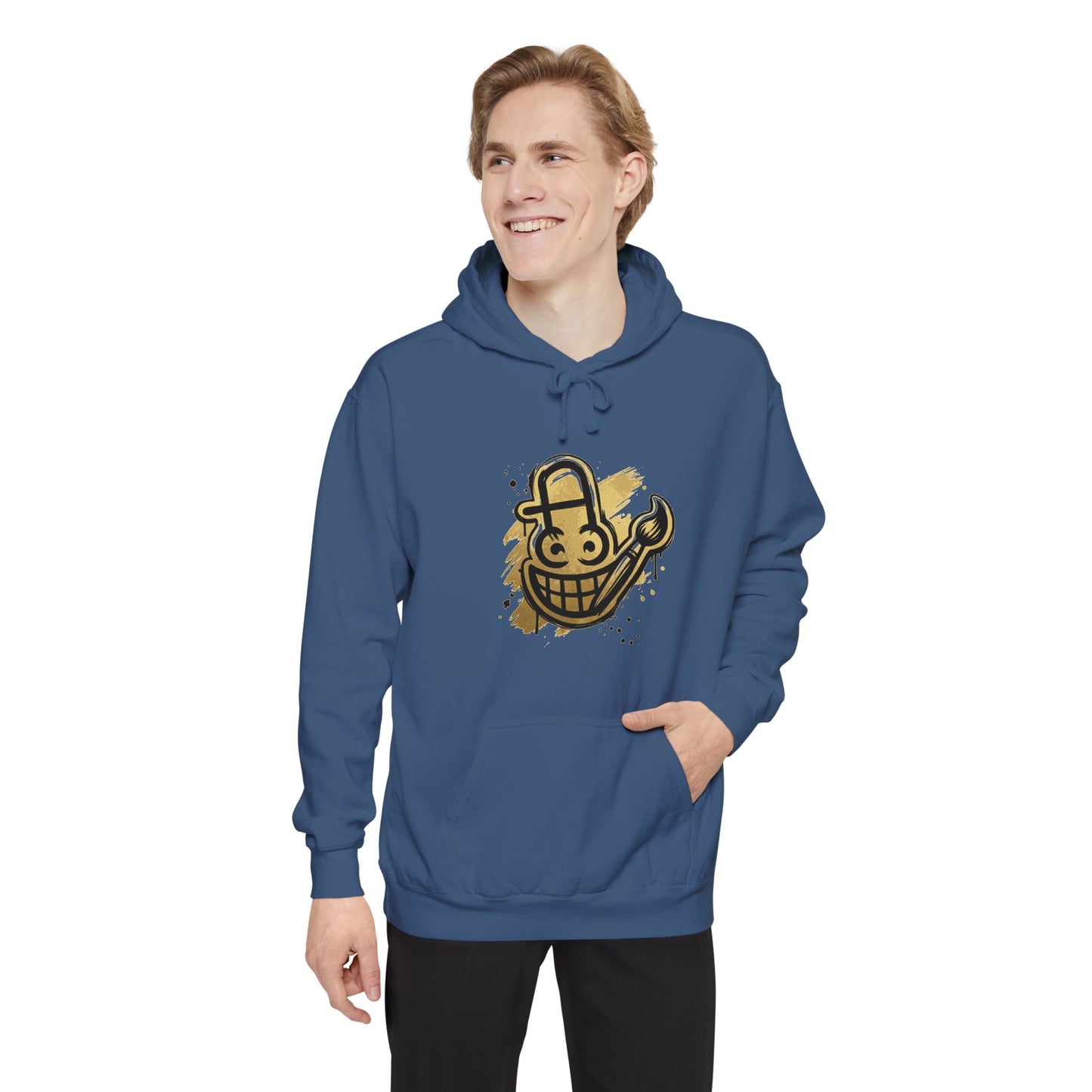 Smiley Grin Graffiti Hoodie