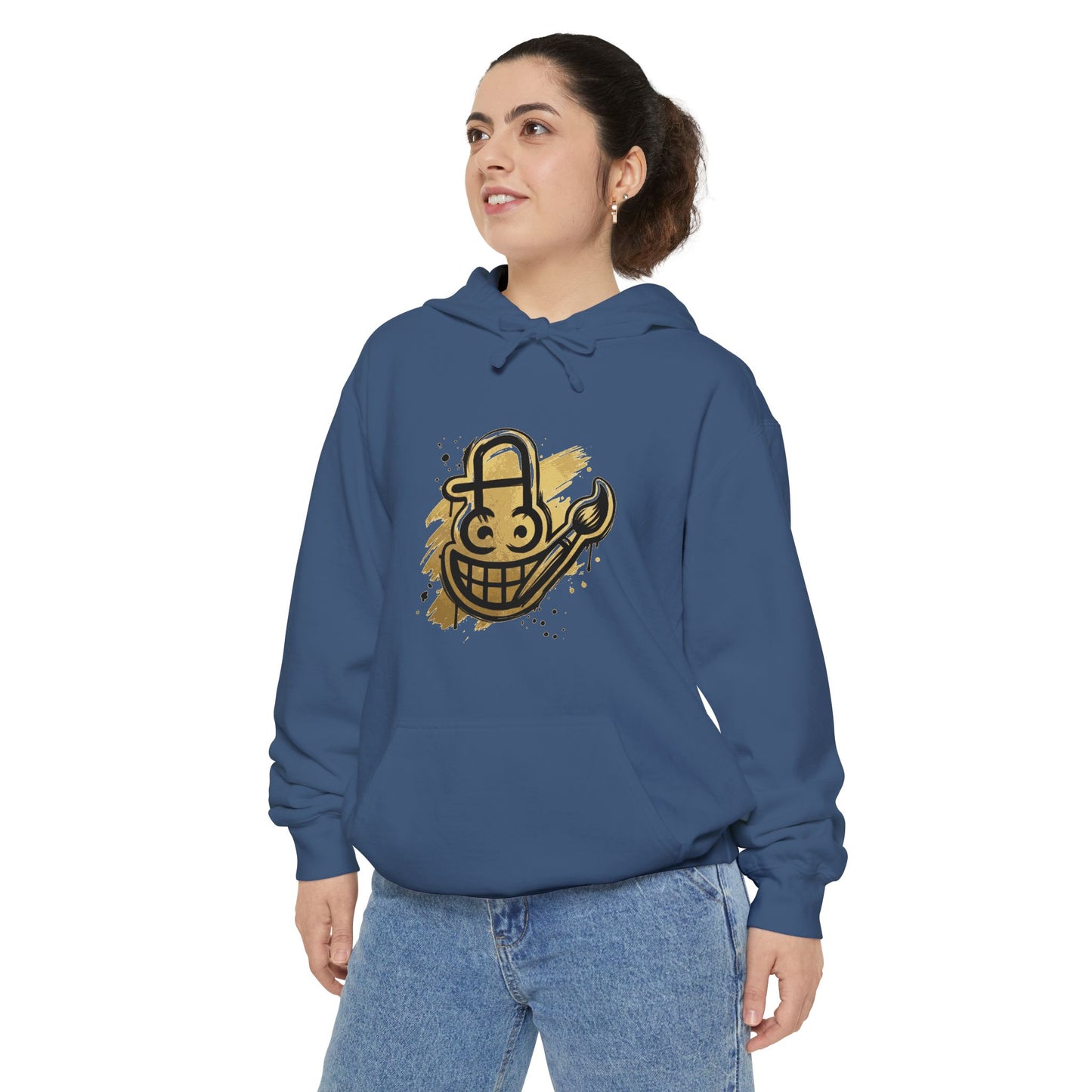 Smiley Grin Graffiti Hoodie