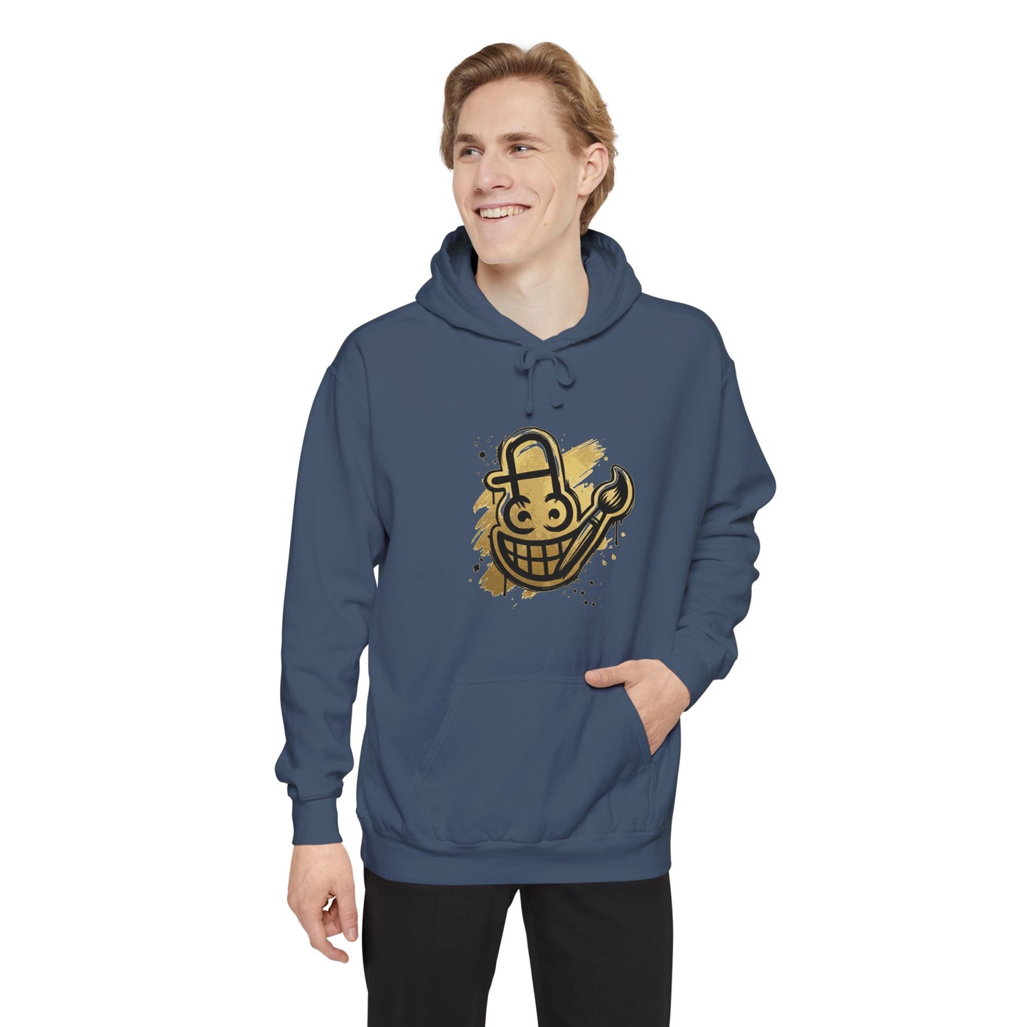 Smiley Grin Graffiti Hoodie