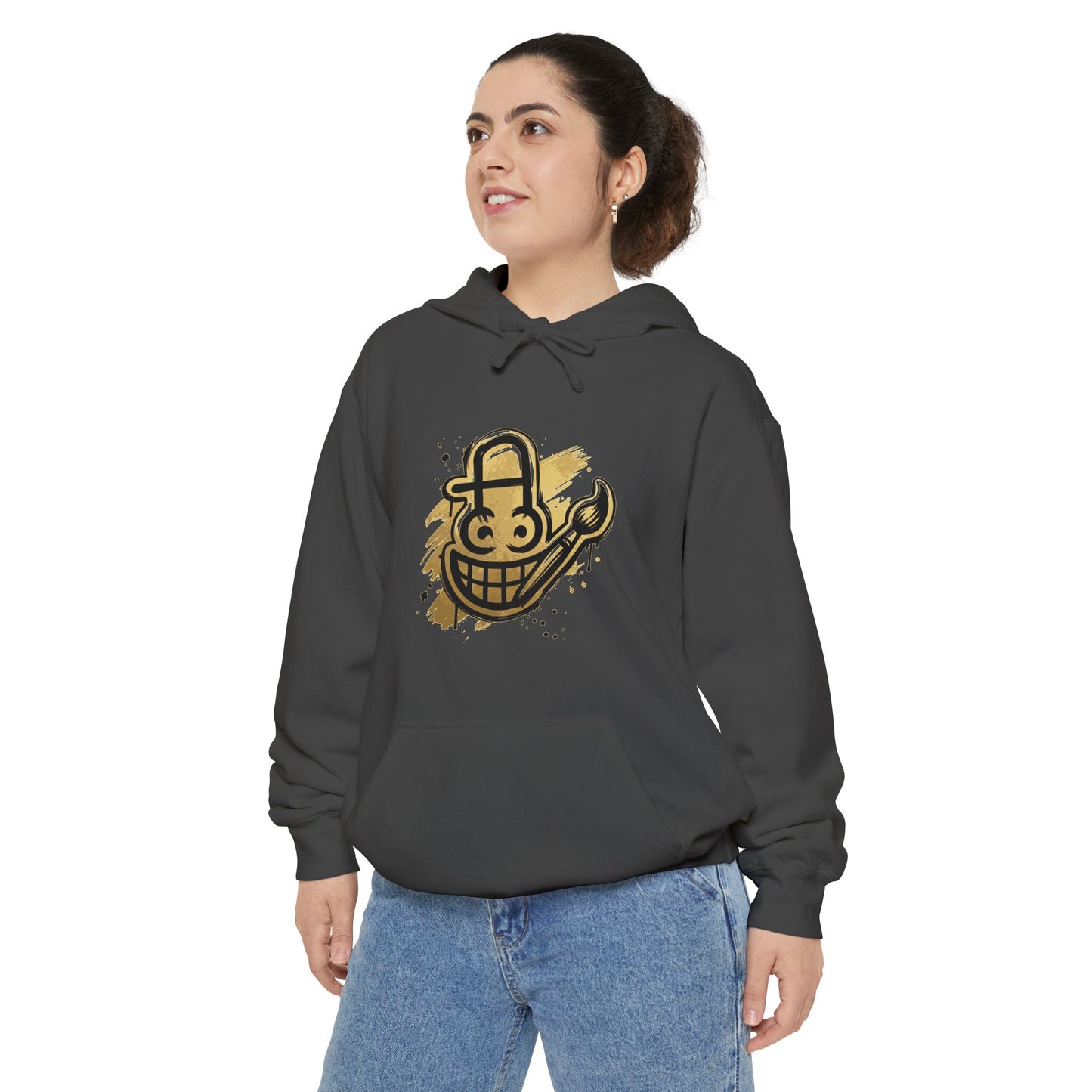 Smiley Grin Graffiti Hoodie