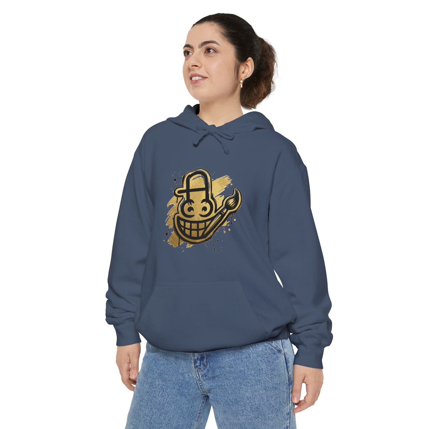 Smiley Grin Graffiti Hoodie