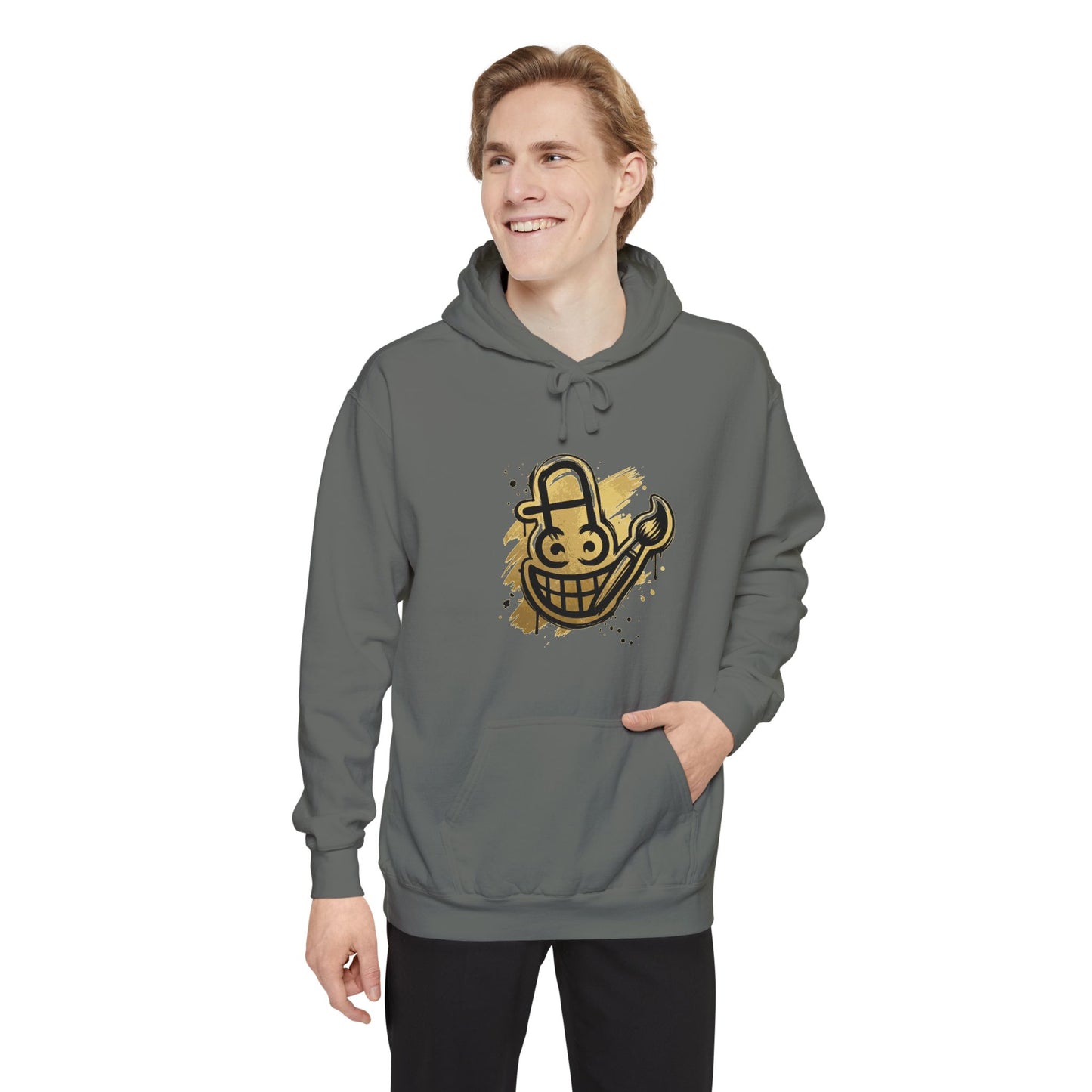 Smiley Grin Graffiti Hoodie